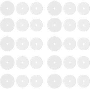 Clear Piercing Disc for Piercing Bump Silicone Healing Non Pull Piercing Discs Pressure Silicone Earrings Clear Disc Pads for Keloids Healing Pads Belly Button Piercing Kit, 30Pcs 7mm/9mm