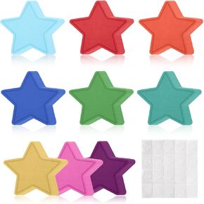 108 Pcs Star Cutouts for Bulletin Board Paper Stars Cutouts Die Cut Stars, 3.5 inch Assorted Star Die Cuts, Colorful Star Accent Card Stock for DIY Craft Wall Decor Back to School Supplies in Saudi Arabia