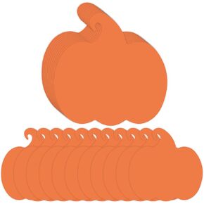 100 PCS Pumpkin Cutouts for Bulletin Board Decoration, Pumpkins Shape Paper Cutouts for Thanksgiving Fall Autumn Halloween Classroom Bulletin Board Party Decorations, 4x4 Inch in Kuwait