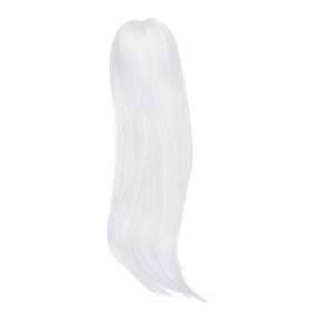 PATIKIL 15'' Long Hair Doll Wig, Soft Silk Toy Head Wig Hair Accessories for 22-23cm Head Circumference DIY Handmade, Moon White
