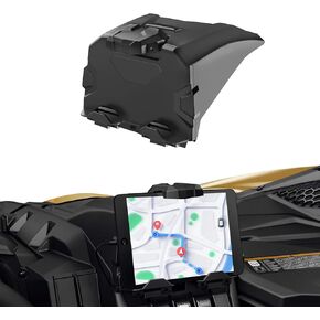 Electronic Device Tablet Phone Holder GPS Mount Compatible with Can-Am Maverick X3 2017-2023, Electrical Device Mounts with Storage Box Organizer Tray Replace OEM #715002874