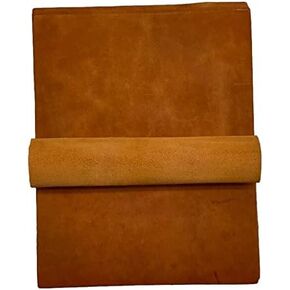 Crazy Horse Cowhide Leather: 8.5" x 11" Pre Cut Pieces (1 Piece, Whiskey)