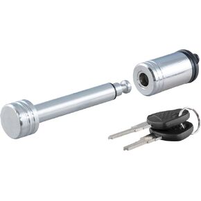 CURT 23501 Trailer Hitch Lock, 1/2-Inch Pin Diameter, Fits 1-1/4-Inch Receiver