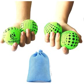 4 Pieces of Washable Juggling Balls for Beginners, Soft Easy Juggling Ball Set of 4 100g each Multiple Practice Juggling Ball Kits for Adults