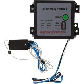 Trailer Brakes Breakaway Kit, LED Test Break Away System, Trailer Break Away Kit with LED Indicator, Adapter Cable, Universal for Trailer Caravan