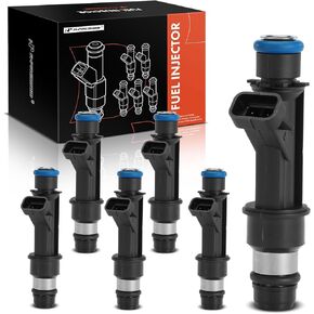 A-Premium Fuel Injectors Set of 6 Compatible with Chevrolet Impala, Camaro, Monte Carlo & Buick Regal, LeSabre, Park Avenue & Pontiac Bonneville, Firebird, Grand Prix, 3.8L, Replace# 12586551