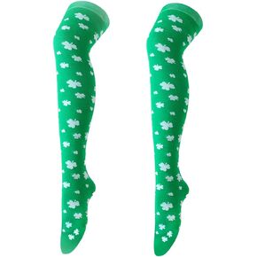 Striped Leg Warmer Women Girls Knee High Socks Tights