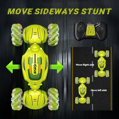 Remote Control Car - Gesture Sensing Stunt 2.4GHz 360° Rotating 4WD Transform RC Car, Brithday Gift for Boys Girls 4 5 6 7 8 9 10, Car Toys for 6+ Year Old in Saudi Arabia