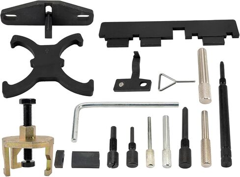 PHILTOP Engine Timing Tool Kit Camshaft Locking Tool Fit for Fiesta Focus Volvo Mazda 1.4 1.6 1.8 2.0 Di/TDCi/TDDi ECO-Boost 1.6 Ti-VCT 1.5 1.6 Replace 303-1097 303-1550 in Saudi Arabia