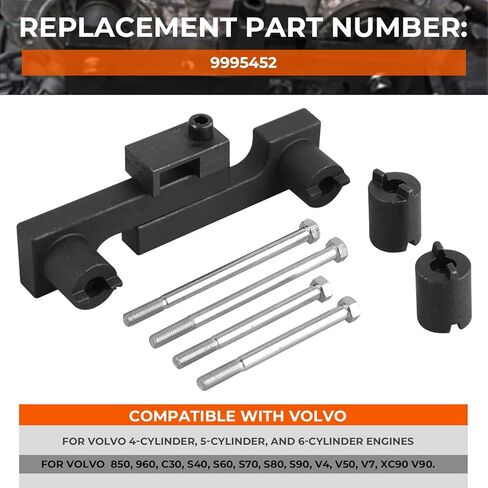 Camshaft & Crankshaft Timing Locking Tool Kit Fit for Volvo S40 S60 XC90, Replace# 9995452 in Saudi Arabia