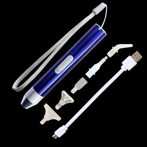 قلم صورة ماسي LED DIY من Eforcase مزود بإضاءة، قلم حفر فني للصور الماسية قابل لإعادة الشحن، ملحقات أدوات تطبيق القلم المضاء للفن، قلم خرزة الحفر ملحقات أدوات الصور الماسية in Saudi Arabia
