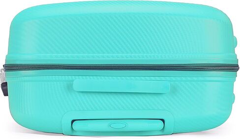 Voyager Trilogy Luggage Set - 3-Piece Hardshell Suitcases with 360 Spinner Wheels - Lightweight, Expandable in Red, Yellow, Blue, Purple, Green, Gold, Black (Black (Yellow Stripe) Set) in Saudi Arabia