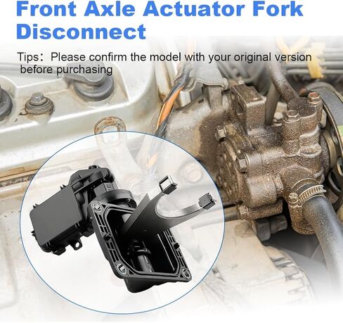 Front Axle Actuator Fork Disconnect Compatible with Dodge Ram 2500 3500 4.7L 5.7L 6.4L 6.7L V8 L6 2013 2014 2015 2016 2017 2018 Replacement for 600-487 68216944AA 68216944AB in Saudi Arabia