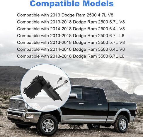 Front Axle Actuator Fork Disconnect Compatible with Dodge Ram 2500 3500 4.7L 5.7L 6.4L 6.7L V8 L6 2013 2014 2015 2016 2017 2018 Replacement for 600-487 68216944AA 68216944AB in Saudi Arabia
