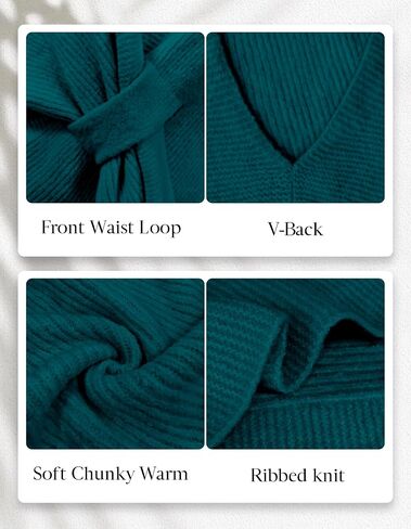 PULI Womens Rib Open Front Shawl Wraps Chunky Knit Ponchos Sweater Travel Scarf Elegant Capes Cardigan for Fall Winter in Saudi Arabia
