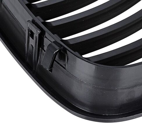 Glossy Black Front Sport Kidney Grille Grill Compatible with BMW 2003-2006 E46 325Ci 330Ci 2-Door LCI 2004 2005 in Kuwait