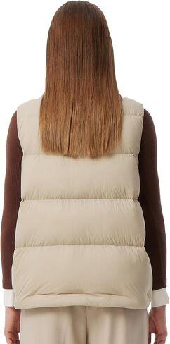 Women's Puffer Vest Lightweight Down Padded Stand Collar Quilted Outerwear in Saudi Arabia