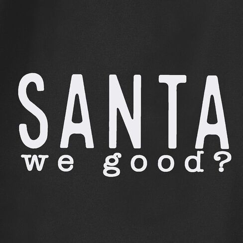 Ritatte Boys Girls Christmas Shirts Kids Cute Santa We Good Letter Print Long Sleeve T-Shirts Xmas Holiday Casual Tee Tops in Kuwait