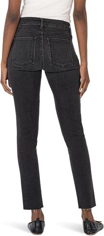 KUT from the Kloth Women's Reese High Rise Fab Ab Ankle Straight Raw Hem in Saudi Arabia