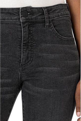 KUT from the Kloth Women's Reese High Rise Fab Ab Ankle Straight Raw Hem in Saudi Arabia