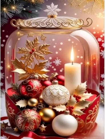 CAMOYAI عيد الميلاد الماس مجموعات الطلاء للبالغين - رجل ثلج الماس مجموعات الفن للبالغين المبتدئين، DIY الحفر الكامل الشتاء الماس اللوحة الفنية، 5D جوهرة الفن والحرف اليدوية لديكور الحائط 12 × 16 بوصة in Kuwait