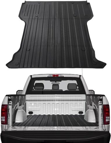 حصيرة سرير شاحنة MIROZO متوافقة مع 2017-2024 Ford F250 F350 لجميع الأحوال الجوية للحماية من TPE Super Duty Pickup Car Bed Cargo Mat 6.8FT سرير طويل in Saudi Arabia