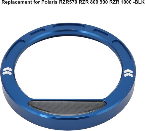 Aramox Front Dashboard Speedometer Gauge Bezel Ring Trim Billet Aluminum Replacement for Polaris RZR570 RZR 800 900 RZR 1000 -BLK(Black) in Saudi Arabia