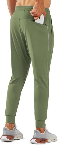 NORTHYARD Men's Joggers Pants with Zipper Pockets Tapered Athletic Workout Running Sweatpants for Men in Kuwait