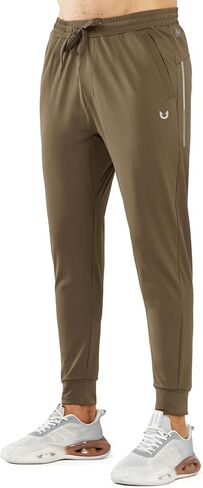 NORTHYARD Men's Joggers Pants with Zipper Pockets Tapered Athletic Workout Running Sweatpants for Men in Kuwait