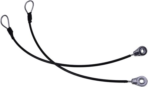 JEENDA 2-PACK Tailgate Cables M159508 Compatible with John Deere Gators M TE TH TX XUV TH 6x4 TX 4X2 HPX615E HPX815E XUV865R XUV825E XUV825M XUV835E XUV835M XUV835R XUV855E XUV865E XUV865M in Saudi Arabia