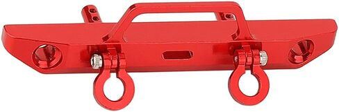 SCX24 Front Bumper for Axial Deadbolt AXI90081 1/24 RC Crawler Car Aluminum Alloy Upgrades (Black) in Saudi Arabia