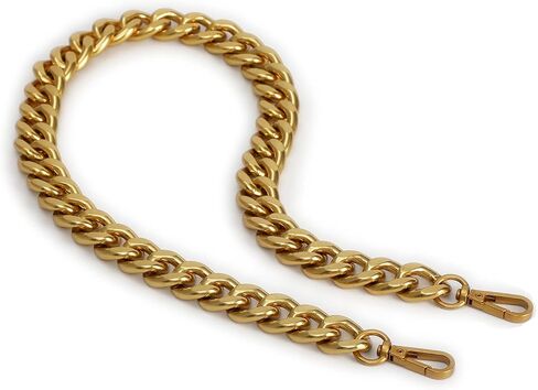 Xiazw 26 Inch Chic Metal Purse Chain Strap Handle Shoulder Straps Replacement Charms for Bag Handbags (Old Gold) in Saudi Arabia