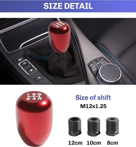 Shift Knob,Car Accessories Shifter Knobs,Gear Shift Knob,Shift Knobs,Stick Shift Knob,5 Speed Shift Knobs,Manual Shift KnobSuitable for Cars,Trucks,RV and Other General Models (Black) in Saudi Arabia