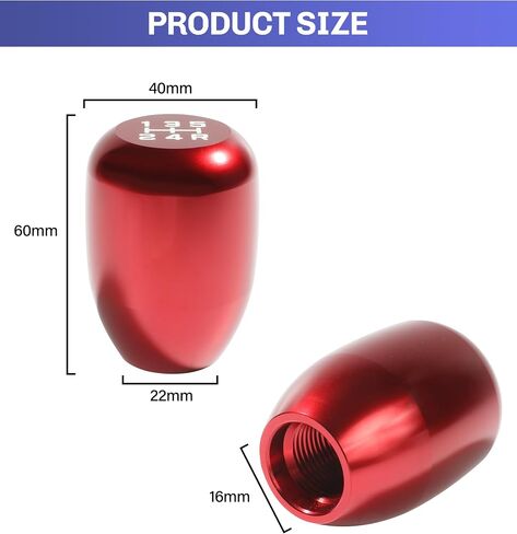 Shift Knob,Car Accessories Shifter Knobs,Gear Shift Knob,Shift Knobs,Stick Shift Knob,5 Speed Shift Knobs,Manual Shift KnobSuitable for Cars,Trucks,RV and Other General Models (Black) in Saudi Arabia