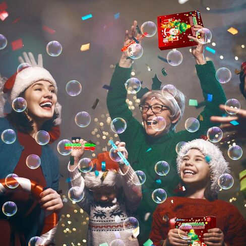 Christmas Mini Bubbles Wand Party Favors for Toddlers 20 Pack, Christmas Goodie Bags Stocking Stuffers Fillers for Kids, Small School Classroom Prizes Treats Toys Gifts Trinkets for Students in Kuwait