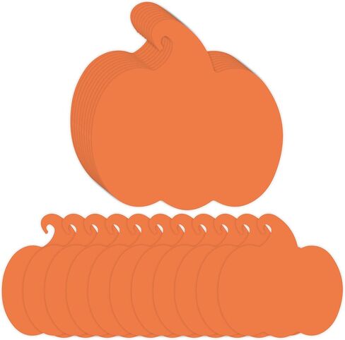 100 PCS Pumpkin Cutouts for Bulletin Board Decoration, Pumpkins Shape Paper Cutouts for Thanksgiving Fall Autumn Halloween Classroom Bulletin Board Party Decorations, 4x4 Inch in Kuwait