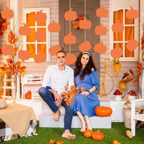 100 PCS Pumpkin Cutouts for Bulletin Board Decoration, Pumpkins Shape Paper Cutouts for Thanksgiving Fall Autumn Halloween Classroom Bulletin Board Party Decorations, 4x4 Inch in Kuwait