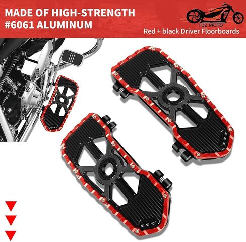 ألواح أرضية للسائق الأمامي من TDZ تناسب 2009-2023 Harley Touring Road King Road Glide Street Glide Electra Glide CVO Tri Glide in Kuwait