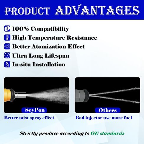 محاقن الوقود المطورة تناسب سيارات الجيب: كوماندر/جراند شيروكي، لكرايسلر: 300، لدودج: تشارجر/تشالنجر/دورانجو/رام 1500 2500 3500، 5.7L/6.1L 2005-2018، استبدال # 05037479AA (8 قطع) in Kuwait