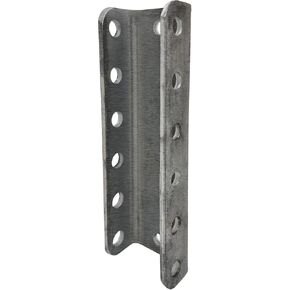 A.A Adjustable C Channel, Lunette Ring Channel Bracket for Trailer Coupler, 11-3/4 inch, 2 inch Bolt Pattern - 6 Hole, 5-Position