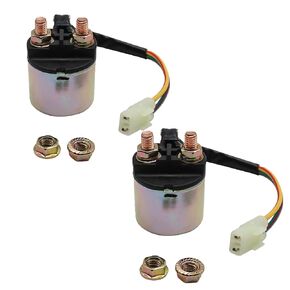 Starter Solenoid Relay for Honda TRX500 Foreman 500 2005-2009 2011-2013/TRX350 Rancher 350 2000-2006/TRX450 Foreman 450 1998-2004/TRX420 Rancher 420 2009-2014/TRX400 Foreman 400 1995-2003