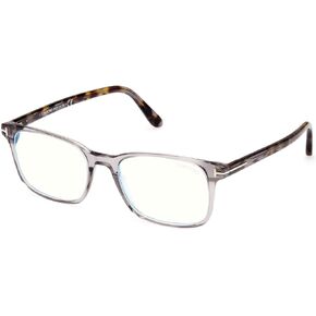 Eyeglasses Tom Ford FT 5831 -F-B Asian fit 020 Shiny Transparent Grey,"t" Logo