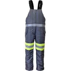 RefrigiWear Freezer Edge مقاومة للماء وزرة معزولة دافئة مع شريط فضي عاكس