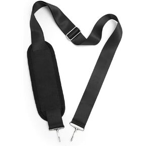 Duffle Bag Strap Replacement, 59" Universal Replacement Laptop Shoulder Strap Luggage Adjustable Comfortable Non-Slip Fit Padded with Metal Hooks for Briefcase Computer Messenger Bag Laptop