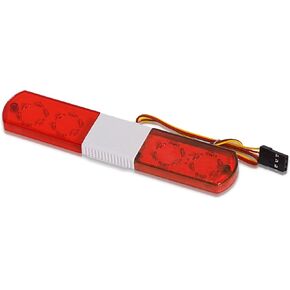 1/10 RC Car Simulation Police Lights Multi-Function Flash LED Lamp Nine Flashing Light Modes for 1/8 Crawler Off Road Rally Truck Cars HSP Traxxas Tamiya RC4WD Axial Arrma (Yellow 145mm)
