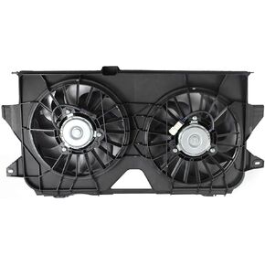 Dual Radiator and Condenser Fan for 2005-2007 Chrysler Town & Country, 05-07 Dodge Caravan, Grand Caravan 4677695AA 620-042