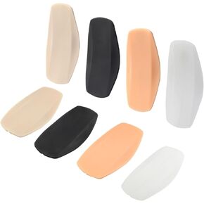 4 Pairs Silicone Bra Strap Cushions Holder Non-Slip Shoulder Pads Comfortable and Pliable Ease Shoulder Discomfort