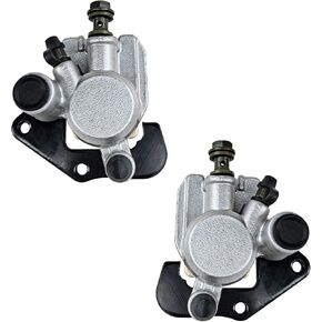 Front Left Right Brake Calipers Set with Pads Compatible with Kawasaki Prairie 300 KVF300 Prairie 360 KVF360 Prairie 400 KVF400 Repl.# 43080-5135 43080-5136 43041-1816 43041-1817 43080-5124
