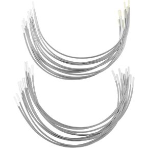 12Pairs Carbon Steel Bra Wires, Heavy Gauge Sturdy Underwire for Bras - Replacement Sturdy Bra Supporters Sewing Supplies for D Cup E Cup