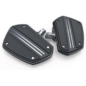Ciro® Rail Floorboards (black) (pair) for Harley Davidson motorcycles